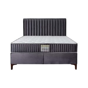 Set pat+saltea Moda GRI 160x200 cm