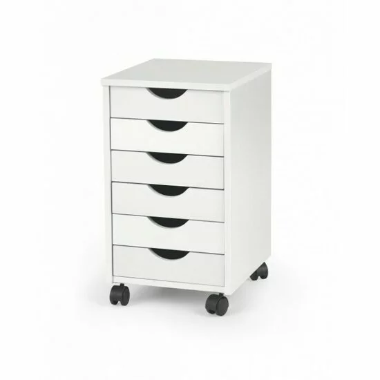 Simon 2 Raft cu Sertare, design compact, PAL laminat, 37x41x63 cm, alb picture - 3