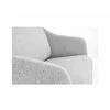 Canapea Soft 2XL, catifea premium, structură metalică și oțel mat, 125x77x83 cm, gri deschis/negru picture - 5