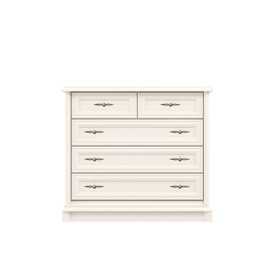 Comodă Sonata 5S/10, design clasic, 5 sertare spațioase, structură PAL laminat + MDF, glisiere cu bile, 101x45x90.5 cm picture - 2