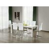 Masa Stanford Extensibila 130-210x80x76 cm Alba picture - 1