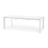 Masă Stanford XI extensibilă, MDF lucios și oțel vopsit, 130-250x80x76 cm, alb picture - 4