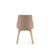 Scaun Toledo, tapițerie confortabilă, stofă + cadru metalic, 51x55x82 cm, bej / stejar picture - 4