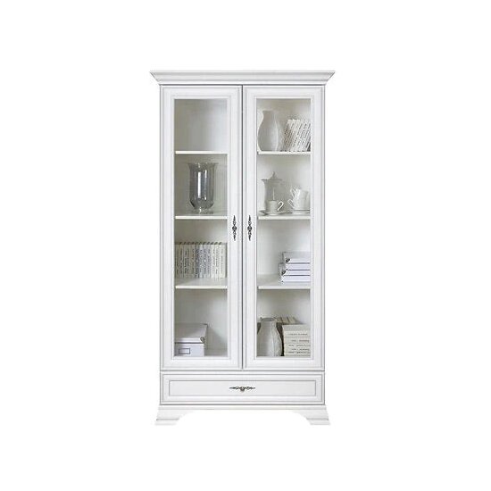 Vitrina Idento REG2W1S 99.5x44x197 cm Alb picture - 1