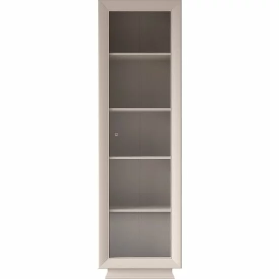 Vitrina Largo REG1W cu usa de vitrina si polite 61,5x38x204 cm h culoare cashmire picture - 2
