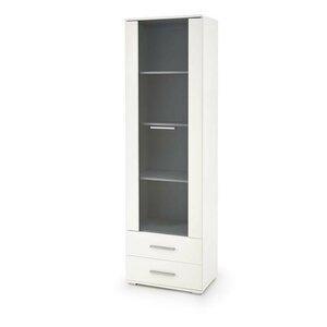 Vitrina Lima W1 60x40x200 cm Alb