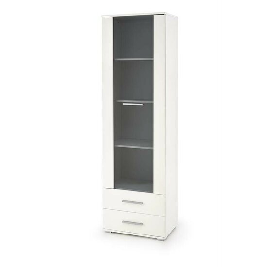 Vitrina Lima W1 60x40x200 cm Alb picture - 1