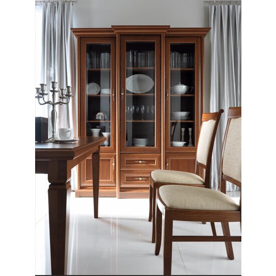 Vitrină Sonata 3W/2S, design elegant, spațiu depozitare generos, cadru MDF, PAL laminat, 168x50x205 cm picture - 3