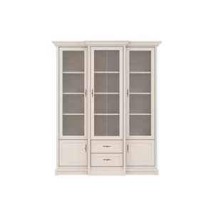 Vitrină Sonata NEW Cashmir 3W/2S, design elegant, spațiu depozitare generos, cadru MDF, PAL laminat, 168x50x205 cm