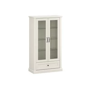Vitrina VERONA C Mica 2W1S - 82x145x37 cm, material MDF, culoare cashmere