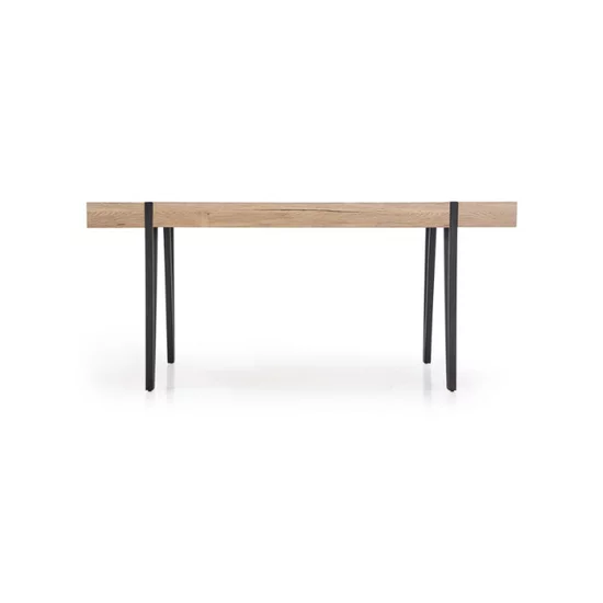 Masă Yohann, MDF laminat și oțel mat, 170x90x76 cm, stejar San Remo/negru picture - 3