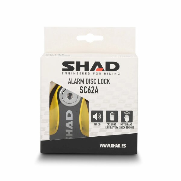 Antifurt disc cu alarma SHAD SC62A C0S6203A Galben pin 10mm picture - 7
