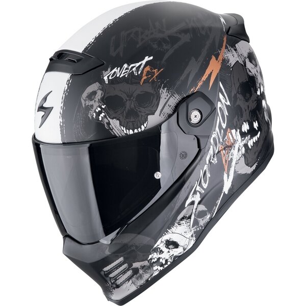 【G-RAP】 S-I-C Casca integrala SCORPION COVERT FX SKULLZ