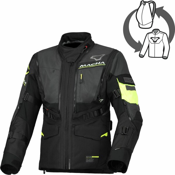 Geaca dama textil impermeabila touring/adventure MACNA FLEXODUS Night Eye™ picture - 1