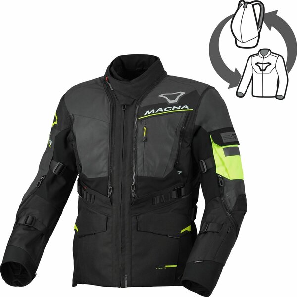 Geaca textil impermeabila touring/adventure MACNA FLEXODUS Night Eye™ picture - 1