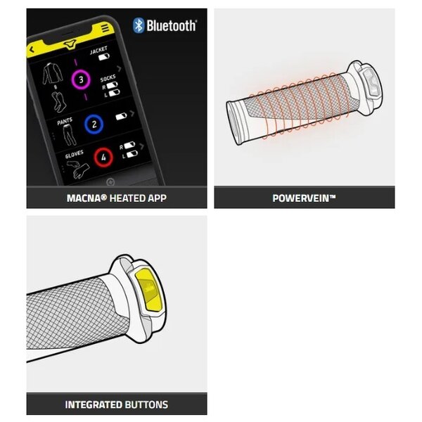 Mansoane incalzite MACNA HEATED GRIPS