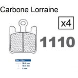Placute frana fata 1110 XBK5 CARBONE LORRAINE (4buc in kit)