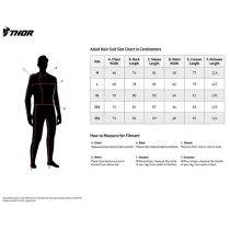 Combinezon de ploaie 2 piese THOR RAIN SUIT OFF-ROAD