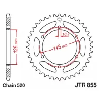 Foaie spate JT JTR855.48, 48T, 520