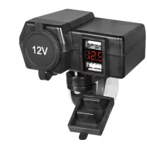 Incarcator dublu USB/Indicator Voltmetru Booster