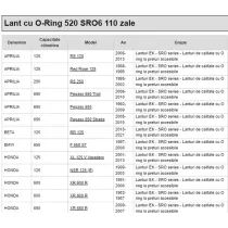 Lant cu O-Ring EK 520 SRO6 110 zale