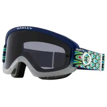 Ochelari cross-enduro MX goggle Oakley, O Frame 2.0 Pro XS MX TLD Speed Bubbles Blue - Dark Grey