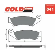 Placute frana fata 041 S3 GOLDFREN