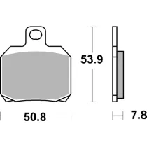 Placute de frana SBS Street Ceramic Organic BRAKE PAD