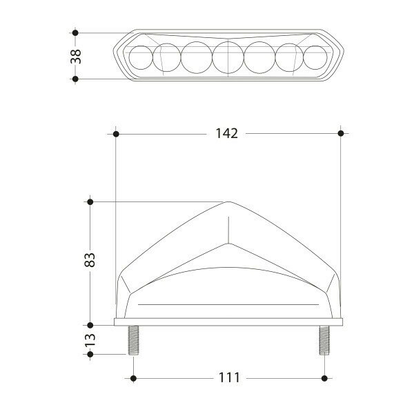 Stop BARRACUDA TIGER LED Universal picture - 6