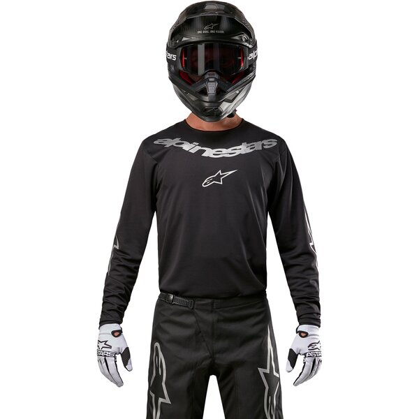 Tricou cross-enduro ALPINESTARS FLUID GRAPHITE 2024
