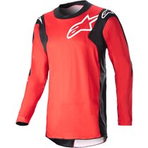 Tricou cross-enduro ALPINESTARS RACER HOEN 2023 XL Rosu/Alb - RESIGILAT