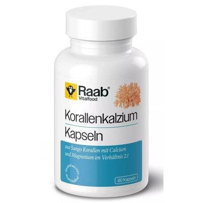Calciu coral 600mg 80 capsule 48g Raab picture - 1