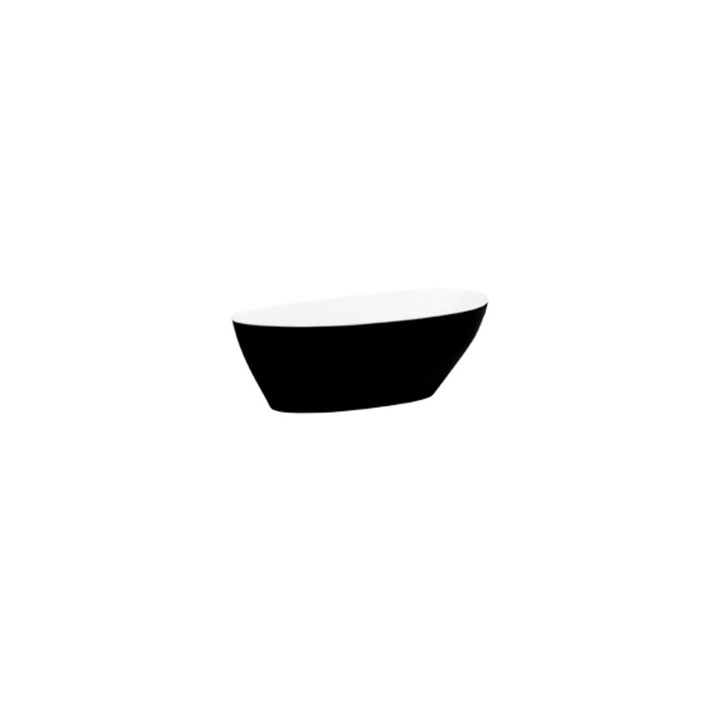 Cada freestanding Besco Goya alb-negru lucios 160×70 cm Besco imagine 2022