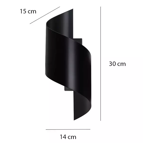 Aplica Emibig Spiner negru picture - 3