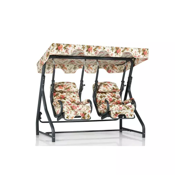 Balansoar gradina Asir Daisy cu 2 locuri multicolor picture - 6