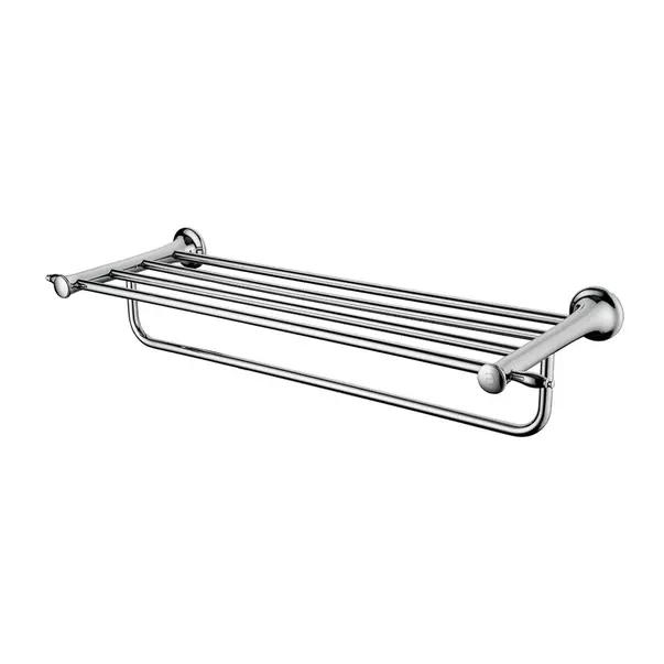 Bara portprosop cu raft FDesign Lacrima 60 cm crom lucios