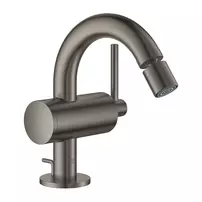 Baterie bideu Grohe Atrio monocomanda antracit periat Hard Graphite cu ventil Pop-Up picture - 1