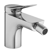 Baterie bideu Hansgrohe Vivenis cu ventil Pop-Up crom lucios