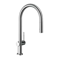 Baterie bucatarie cu dus extractibil Hansgrohe Talis M54 210 crom cu 2 tipuri de jet