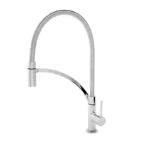 Baterie bucatarie cu pipa flexibila FDesign Avanza arc crom lucios
