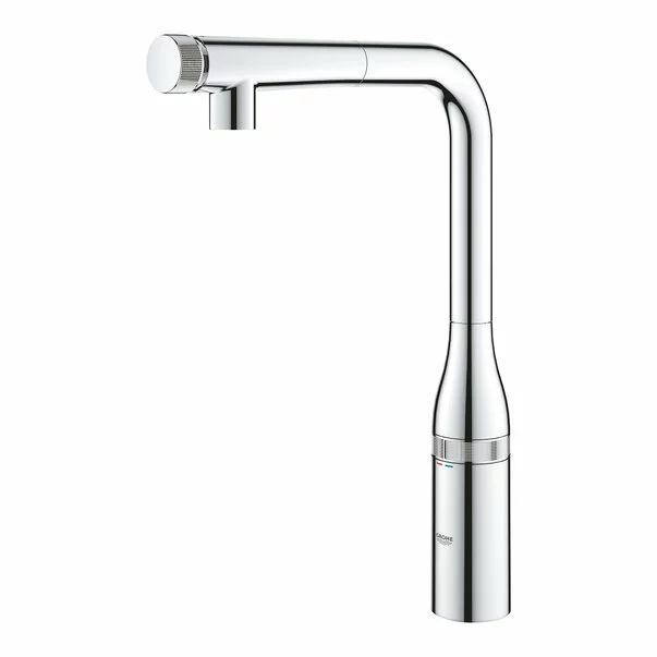 Baterie bucatarie cu dus extractibil Grohe Essence SmartControl crom picture - 3