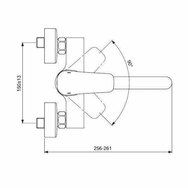 Baterie bucatarie cu pipa lunga montare pe perete Ideal Standard Ceraplan III picture - 3