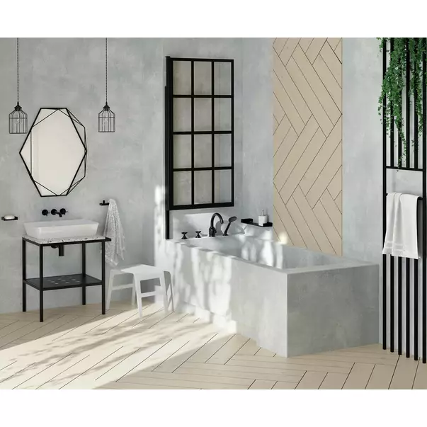 Baterie cada – dus Deante Temisto negru cu set de dus picture - 3