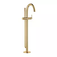 Baterie cada - dus freestanding Grohe Atrio auriu lucios Cool Sunrise