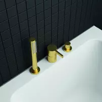 Baterie cada - dus Ideal Standard Atelier Joy auriu periat cu 3 elemente