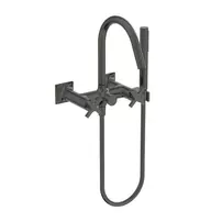 Baterie cada - dus Ideal Standard Atelier Joy Neo dubla comanda gri Magnetic Grey cu set de dus
