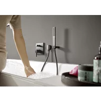 Baterie cada - dus incastrata Hansgrohe Finoris monocomanda crom picture - 3