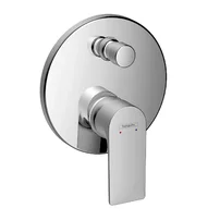 Baterie cada - dus incastrata Hansgrohe Rebris E crom lucios