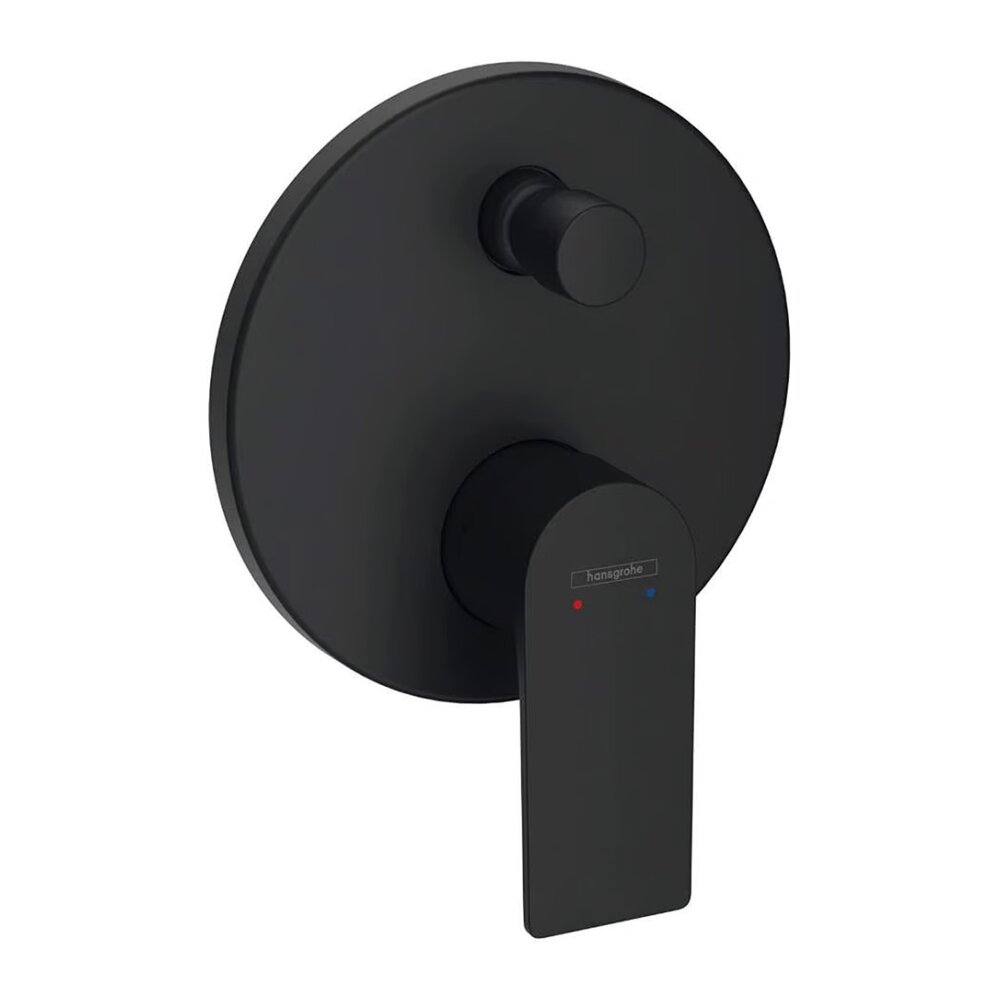 Baterie cada – dus incastrata Hansgrohe Rebris E negru mat Baterie cada – dus incastrata Hansgrohe Rebris E negru mat