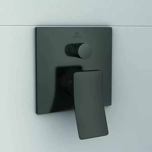Baterie cada - dus incastrata Ideal Standard Atelier Conca gri Magnetic Grey fara corp ingropat picture - 5